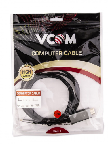 Кабель-адаптер USB 3.1 Type-Cm --> HDMI A(m) 4K@60Hz, 1.8m , PD, Alum Shell,VCOM <CU423MCPD-1.8M>(1/75) фото 8