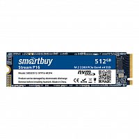 Внутренний SSD  Smart Buy  512GB  Stream P16, PCIe Gen3 x4, (M.2), 2280 (SBSSD512-STP16-M2P4)