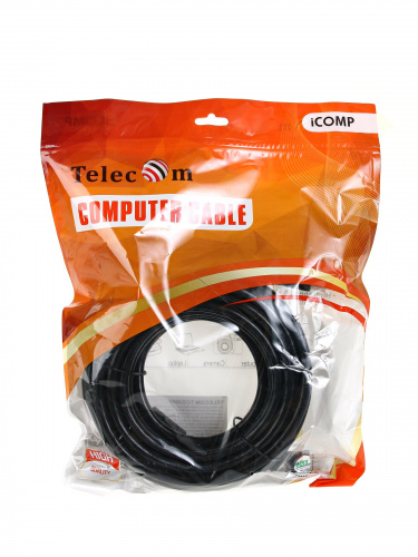 Кабель HDMI-19M --- HDMI-19M ver 2.0+3D/Ethernet,2 фильтра 10m Telecom <TCG200F-10M>  (1/20) фото 3