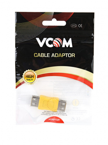 Переходник VCOM USB 2.0  AF/AF (1/200) (CA408) фото 3