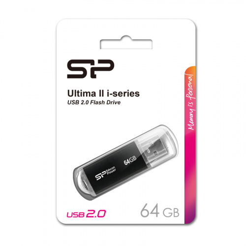 Флеш-накопитель USB  64GB  Silicon Power  Ultima II  чёрный (SP064GBUF2M01V1K) фото 7