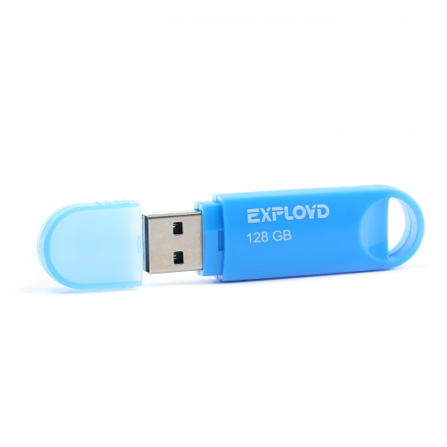Флеш-накопитель USB  128GB  Exployd  570  синий (EX-128GB-570-Blue) фото 3