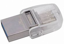 Флеш-накопитель яUSB 3.0  128GB  Kingston  microDuo 3C  (USB 3.0/3.1 + Type C) (DTDUO3C/128GB)