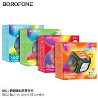 Колонка портативная Borofone BR29 Interest, пластик, TF, USB, AUX, TWS, FM, цвет: зелёный (1/50) (6941991100048)