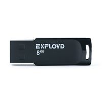 Флеш-накопитель USB  8GB  Exployd  560  чёрный (EX-8GB-560-Black)