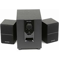 Акустика Microlab M-106, 2.1, мощность 10 Вт RMS, разъемы Выход 2RCA, вход 3,5 stereo, черный (1/8) (80003123)