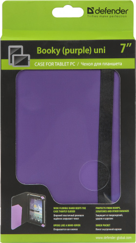 Чехол DEFENDER для планшета Booky (purple) uni 10.1", фиолетовый, кожзам (1/20) фото 8