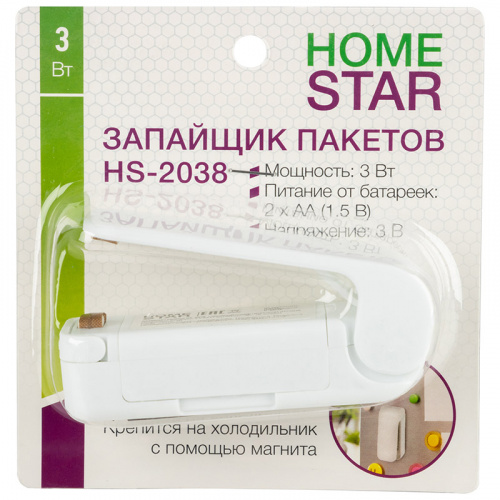 Запайщик пакетов HomeStar HS-2038 (1/50/200) (103569) фото 4