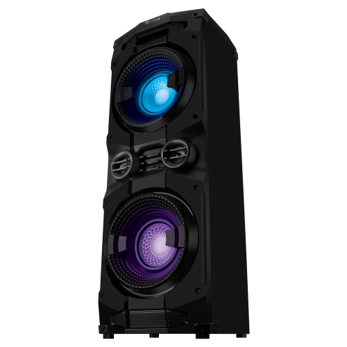 Портативная аудиосистема напольная SVEN АС PS-1500 (500 Вт, Bluetooth, FM, USB, LED-дисплей, ~230В), черный (1/1) (SV-022020)