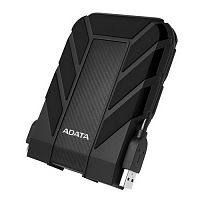 Внешний HDD  A-Data  2 TB  HD710  Pro, чёрный, прорезиненный, антишок, 2.5", USB 3.0 (AHD710P-2TU31-CBK)