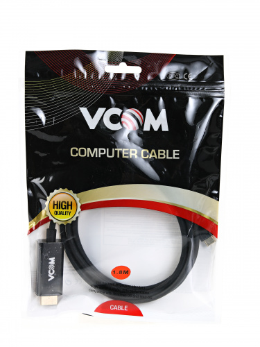 Кабель-адаптер USB 3.1 Type-Cm --> HDMI A(m) 3840x2160@30Hz, 1.8m VCOM <CU423C> (1/75) (CU423C-1.8M) фото 7