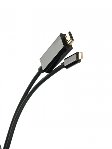 Кабель-адаптер USB 3.1 Type-Cm --> HDMI A(m) 3840x2160@30Hz, 1.8m VCOM <CU423C> (1/75) (CU423C-1.8M) фото 2