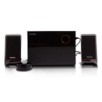 Акустика Microlab M-200BT Platinum, 2.1, мощ: 50 Вт RMS,вход: DIN-разъем, Bluetooth, 2 RCA, черный (1/4) (80003126)