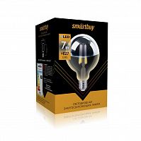Лампа светодиодная SMARTBUY ART G95Хром-7W/3000/E27 (1/10/40) (SBL-G95ChromeArt-7-30K-E27)