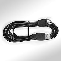 Кабель-удлинитель Mirex USB 2.0 AM-AF, 1,8м. (1/25) (13700-AMAF18BK)