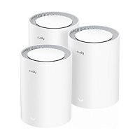 Mesh-комплект CUDY M3000(3-Pack) White AX3000 10/100/1000/2500BASE-T/WI-FI белый (упак.:3 блока) (1/4) (80003552)