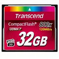 Карта памяти CF  Transcend  32GB  (800x) (TS32GCF800)