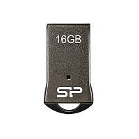 Флеш-накопитель USB  16GB  Silicon Power  Touch T01  чёрный (SP016GBUF2T01V1K)