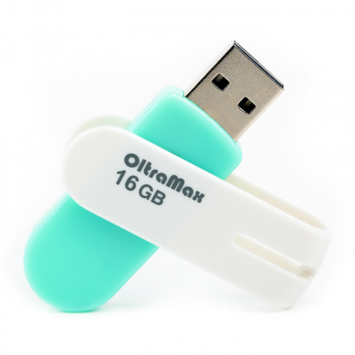 Флеш-накопитель USB  16GB  OltraMax  220  светло зелёный (OM-16GB-220-Light Gr) фото 3