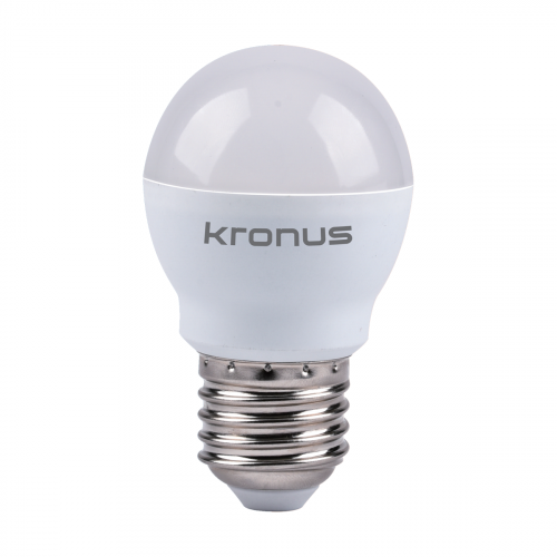 Лампа светодиодная KRONUS G45 шар 12 Вт 220V 4000K E27 нейтральный свет (10/100) (KRS-01-0032) фото 3