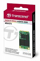 Внутренний SSD  Transcend  256GB  370S mSata (mini SATA), SATA-III, R/W - 530/400 MB/s, MLC (промышленный) (TS256GMSA370)