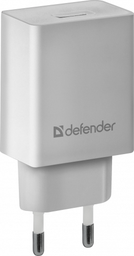 Адаптер сетевой Defender UPA-21, белый, 1xUSB, 5V/2.1А (1/50) (83571) фото 2