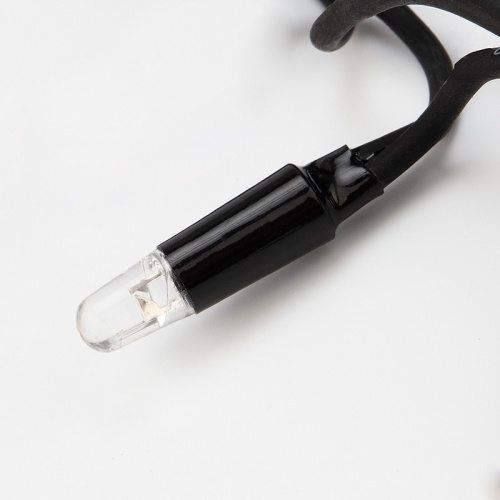 Гирлянда NEON-NIGHT модульная «Дюраплей LED» 10 м, 200 LED, черный каучук, цвет свечения белый с эффектом мерцания  (1/10) (315-195) фото 4