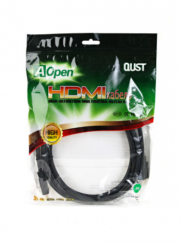 Кабель Aopen HDMI 19M/M ver 2.0, 3М, 2 фильтра (1/30) (ACG711D-3M) фото 3