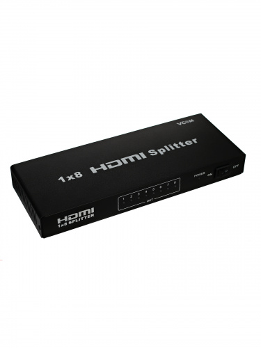 Разветвитель HDMI Spliitter 1=>8 3D Full-HD 1.4v, каскадируемый VCOM <VDS8048D/DD418A>  (1/10) (DD418A/VDS8048D) фото 2