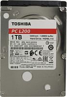 Внутренний HDD  Toshiba 1TB  L200  Laptop PC Hard Drive, Slim, BULK, SATA-III, 5400 RPM, 128 Mb, 2.5'' (HDWL110UZSVA)