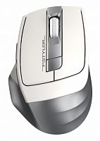 Беспроводная мышь A4TECH Fstyler FG35 (2000dpi) (6but), серебристый/белый (1/60) (FG35 Silver)
