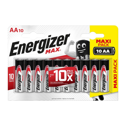 Элемент питания ENERGIZER  LR6 Max (10 бл)   (120) (7638900413823)