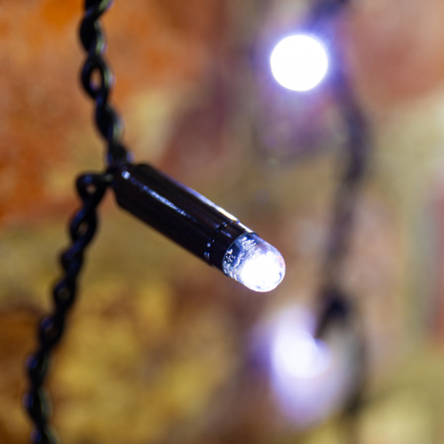 Гирлянда NEON-NIGHT "Светодиодный Дождь" 2х1,5м, постоянное свечение, черный провод, 230 В, диоды БЕЛЫЕ, 360 LED (1/10) (235-125) фото 2
