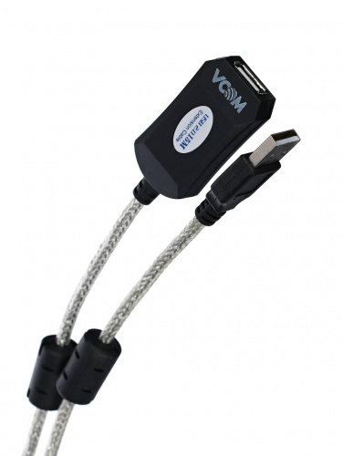 Кабель-адаптер VCOM USB 2.0-repeater, удлинительный активный <AM  - AF>, 15 м. (1/20) (VUS7049-15M)