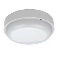 Светильник светодиодный GAUSS ECO IP65 D140*51 8W 680lm 4000K ЖКХ круглый 1/40 (126418208)