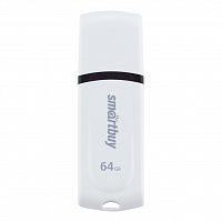 Флеш-накопитель USB  64GB  Smart Buy  Paean  белый (SB64GBPN-W)