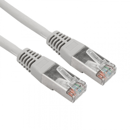 Rexant Пaтч-корд F/UTP, категория 5e, RJ45-RJ45, экранированный, 24AWG, LSZH, серый, 3м (1/100) (18-8006-1)