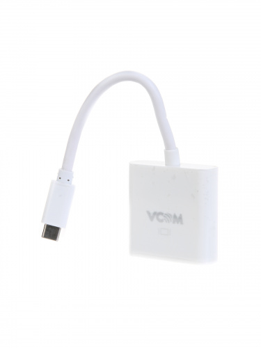 Кабель-адаптер USB 3.1 Type-Cm --> VGA(f) 1080@60Hz, 10Gbps , 0,15m VCOM <CU421> (1/72) фото 2