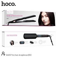 Щипцы для укладки волос HOCO DAR37 Ivy, 65Вт, кабель 2.15м,  цвет: чёрный (1/30) (6942007615976)