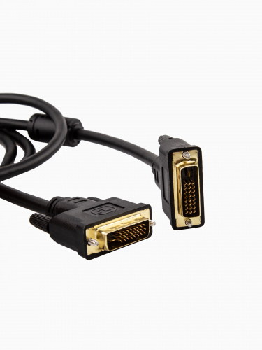 Кабель DVI-D to DVI-D (25M -25M) 2 фильтра, CU, 1,8м, TV-COM <DCG150V-1.8M>(1/50)