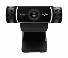 Веб-камера Logitech Pro Stream C922 USB2.0 с микрофоном, черный (1/8) (960-001088)