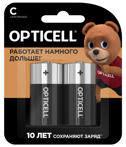 Элемент питания OPTICELL BASIC LR14 BL2 (2/20) (5051004)