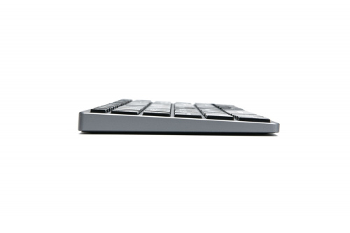 Клавиатура беспроводная GEMBIRD KBW-2, Bluetooth, 4 устройства,106 кл., ножничный механизм, бесшумная, серая фото 3