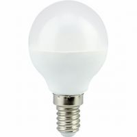 Лампа светодиодная ECOLA globe Premium 5,4W G45 220V E14 2700K шар (композит) 82x45 (10/100) (K4QW54ELC)