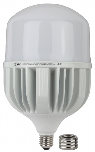 Лампа светодиодная ЭРА STD LED POWER T160-120W-6500-E27/E40 Е27 / Е40 120 Вт колокол холодный дневной свет (1/6) (Б0049104) фото 2
