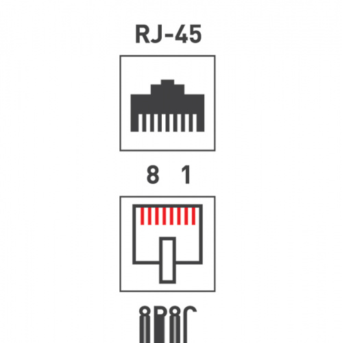 PROconnect Light Разъем RJ-45(8P8C) под витую пару, UTP, категория 5e (100/10000) (05-1021-6) фото 10