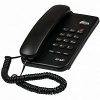 Телефон RITMIX RT-320, черный (1/20) (15118347)