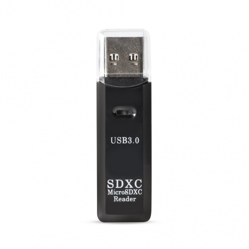 Картридер Smartbuy USB 3.0 SD/MicroSD SBR-750-B, черный (1/100) фото 2