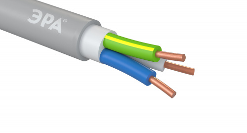 Кабель ЭРА NYM 3х2,5 мм2 20м ГОСТ (1/3) (Б0058802)