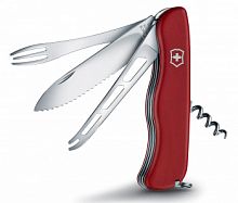 Нож перочинный Victorinox Cheese Master, 111 мм., 8 функций, красный (карт.коробка) (0.8313.W)